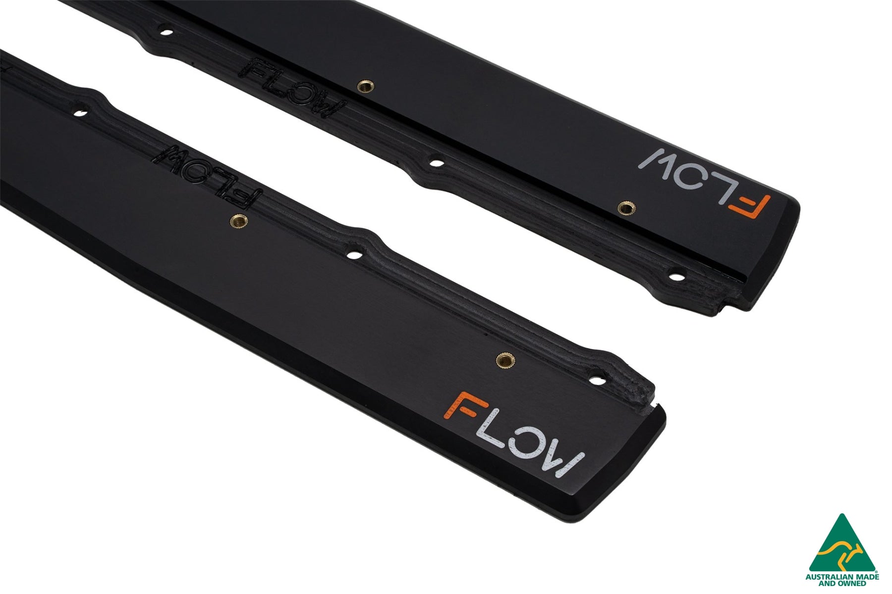 DEMO STOCK - AW Polo GTI Side Skirt Splitters (Pair) - TEXTURED MATTE BLACK