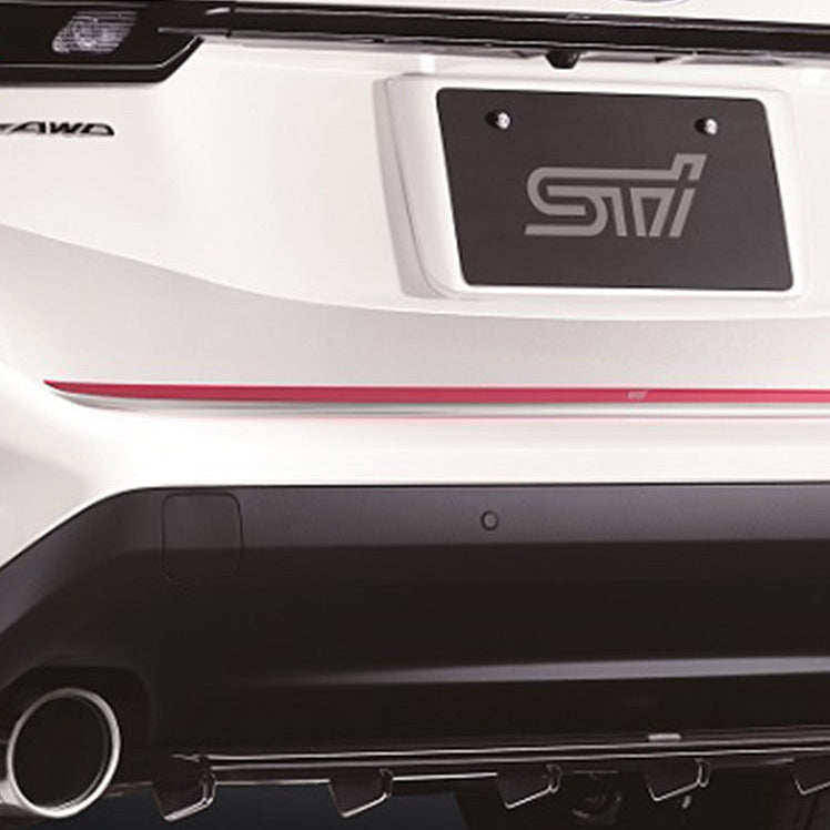 Genuine Accessories - STI Parts - Tailgate Garnish (Cherry Red) for Subaru WRX Sportswagon (VN) 2022-2025