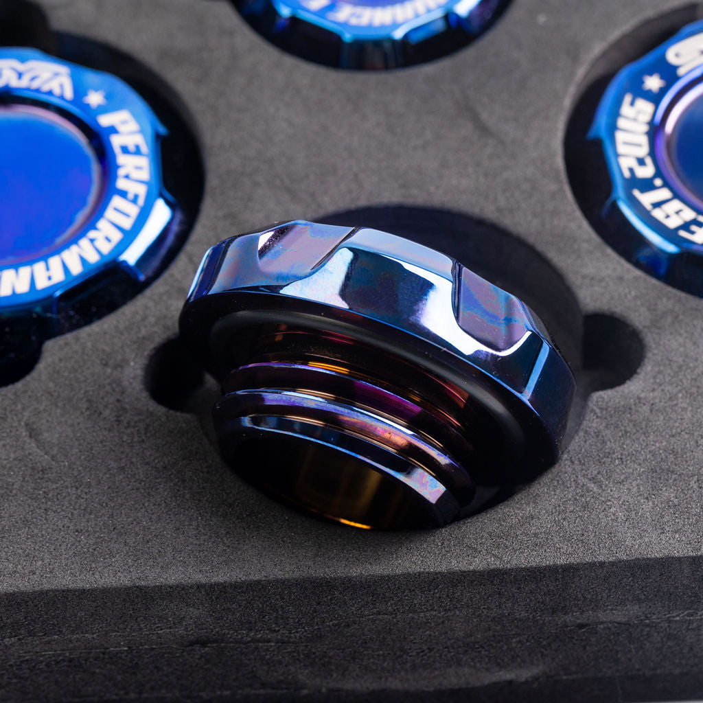 SUYA Car Supplies - Engine Bay - Oil Caps (Titanium) for Subaru BRZ / Levorg / WRX & Other Models
