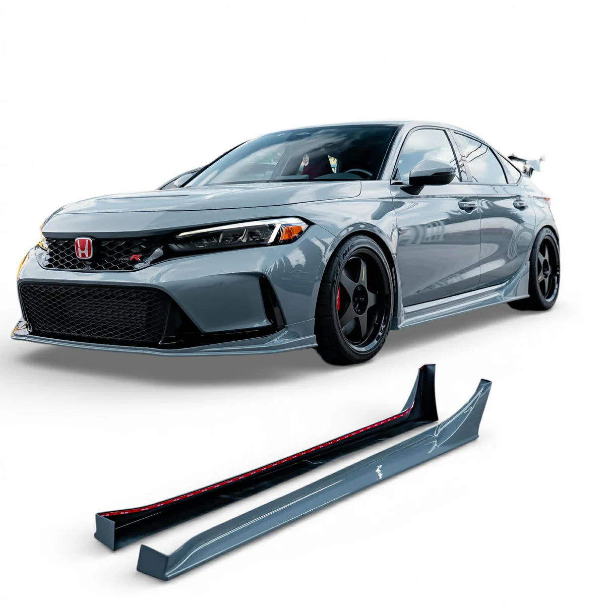 AFD S-Spec (V3) Side Skirts / Under Spoilers for Honda Civic Type R (FL5) 2023-2027