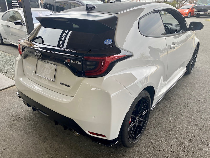 NEXT INNOVATION Style Rear Side Spats/Under Spoiler For 2020+ Toyota GR Yaris [Eclipse Black]