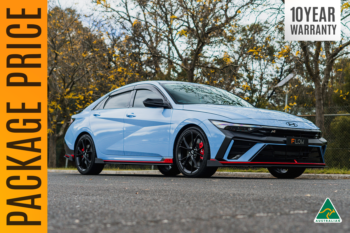 CN7 V2 i30N Sedan FL 2024+ Full Lip Splitter Set