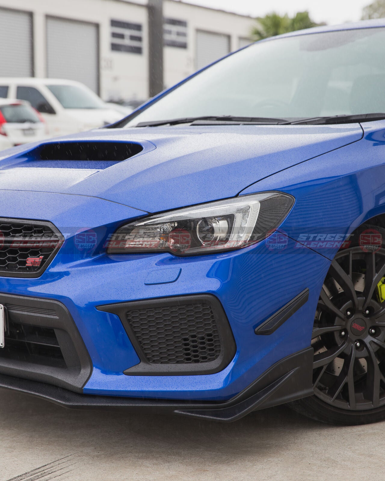 S208 1:1 Style Front Bumper Lip For 2014-2020 Subaru WRX/STI V1