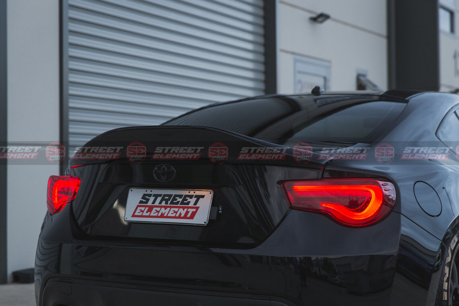 LEG SPORT Style Ducktail Spoiler For 2012-2020 Toyota 86/Subaru BRZ (BLACK D4S)