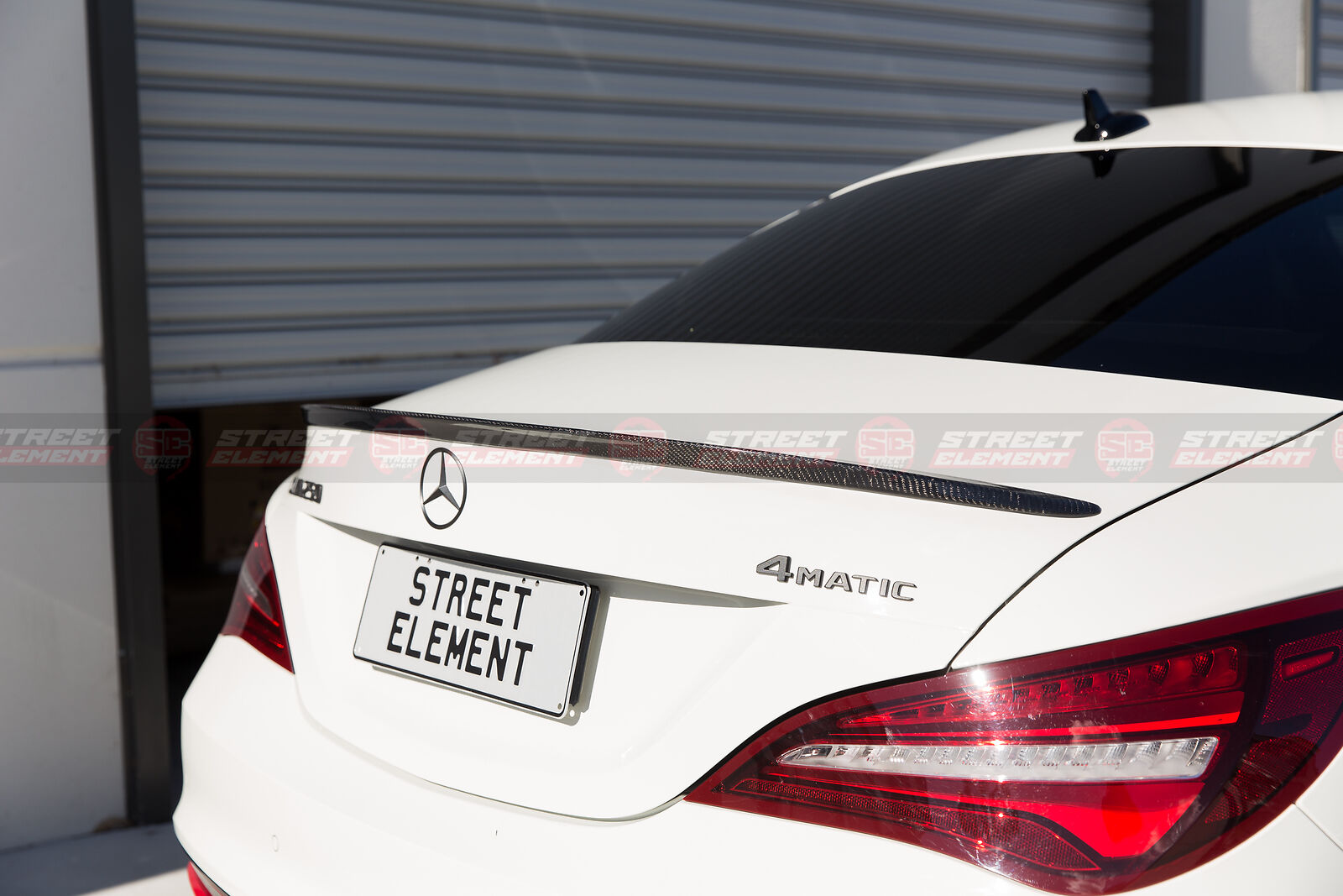 AMG Style Trunk Spoiler For 2013-2018 Mercedes-Benz C117 CLA-Class (PEARL BLACK)