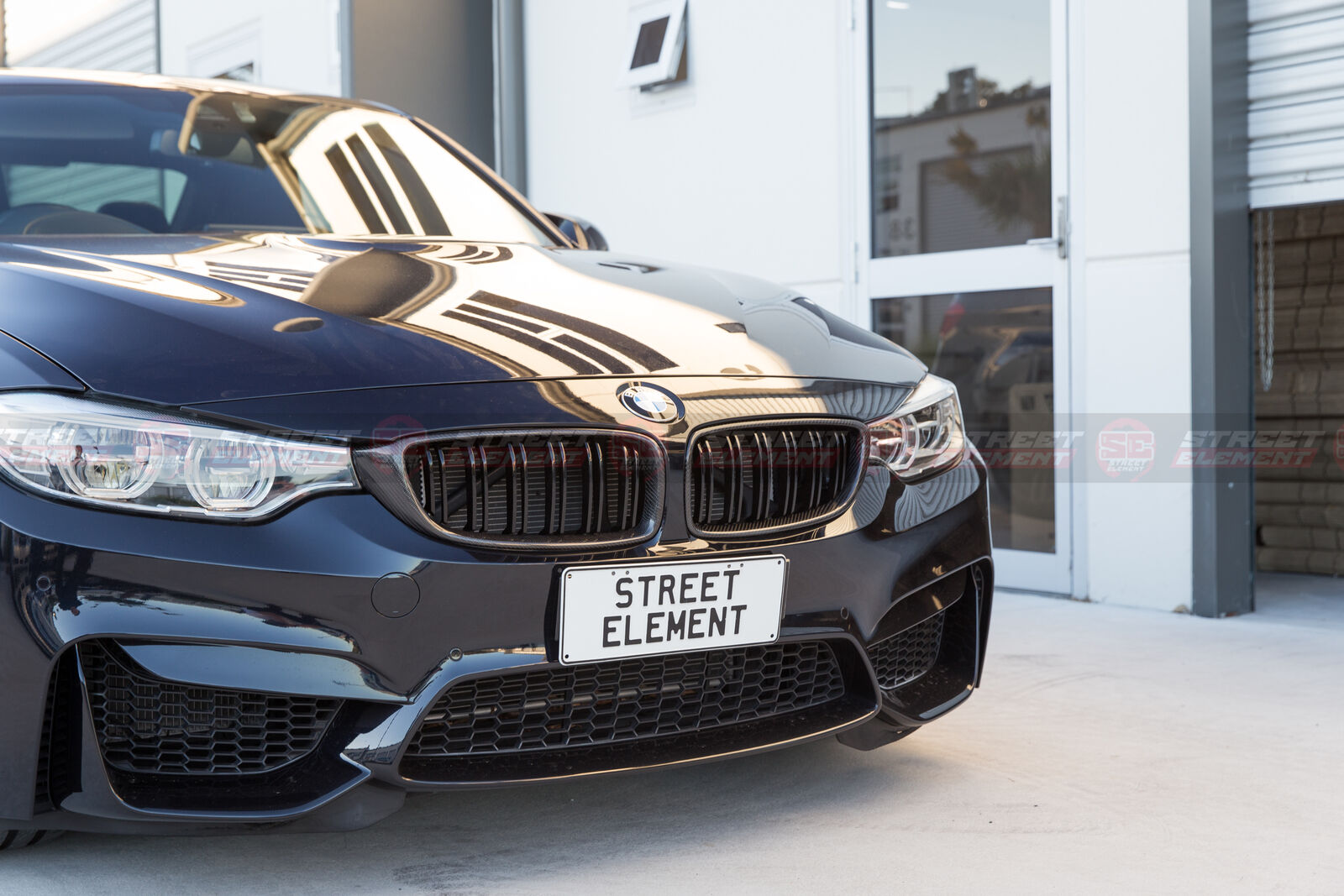 Carbon Fiber Front Grille Replacement For MY14-18 BMW F80 M3 & F82/F83 M4 (CF)