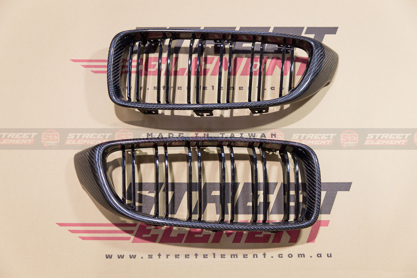 Carbon Fiber Front Grille Replacement For MY14-18 BMW F80 M3 & F82/F83 M4 (CF)