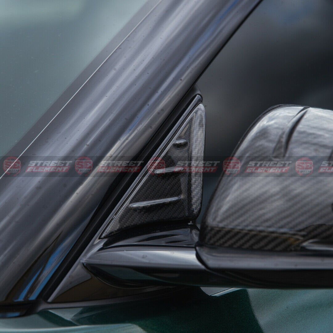 SEV1 Style Wind Deflectors/Buffers For 2019-2021 Toyota Supra GR (GLOSS BLACK)