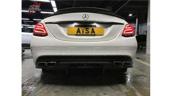 M-Benz C-Class W205/C63S PSM Dynamic Style Carbon Fibre Rear Bumper Diffuser