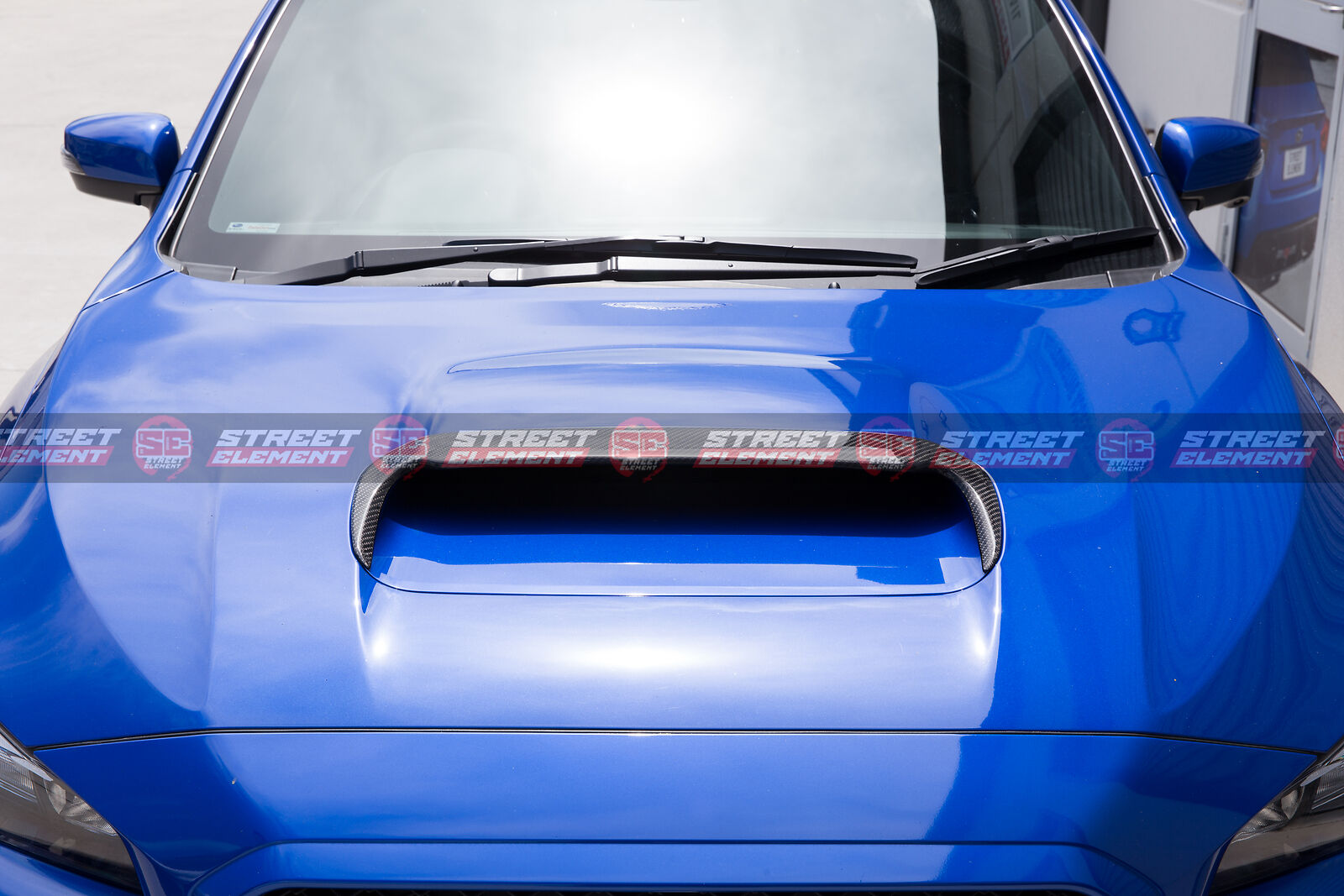 SEV1 Bonnet/Hood Scoop Extension For 2014-2021 Subaru WRX/STI V1 (WR BLUE K7X)