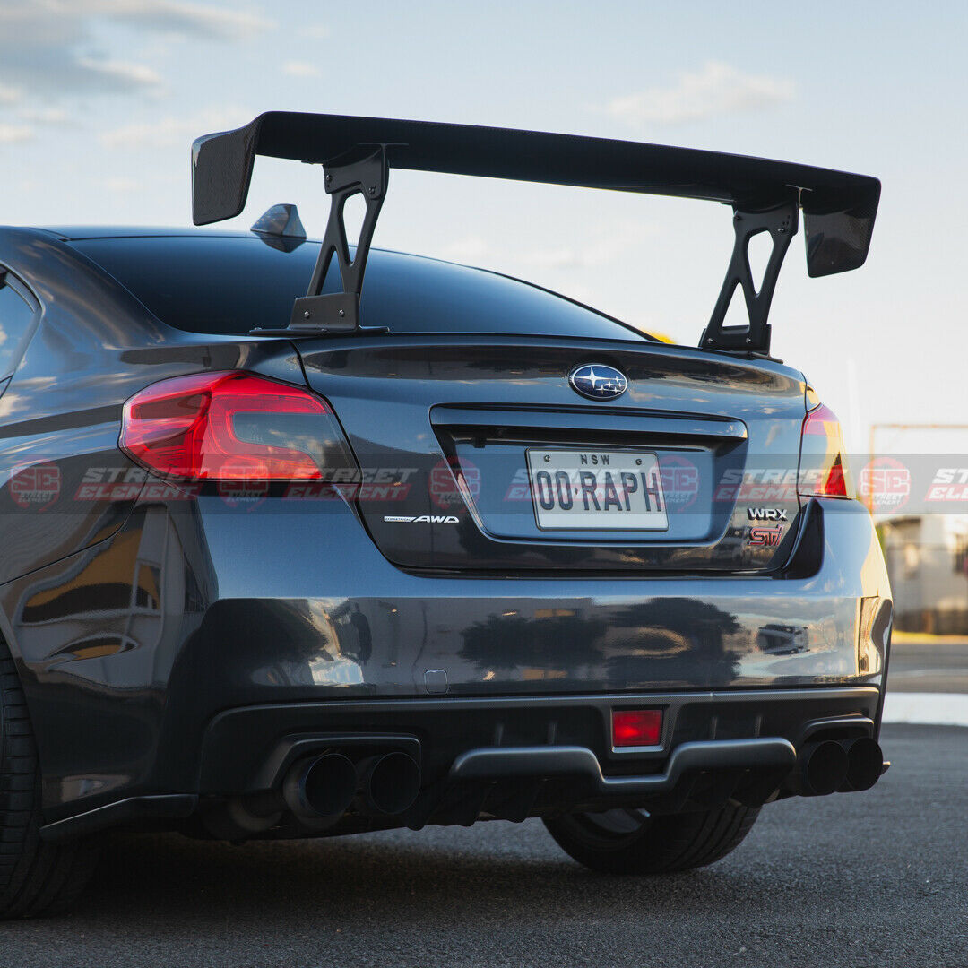 HT Style Rear Under Diffuser For 2014-2021 Subaru WRX/STI V1 (RALLY BLUE K7X)