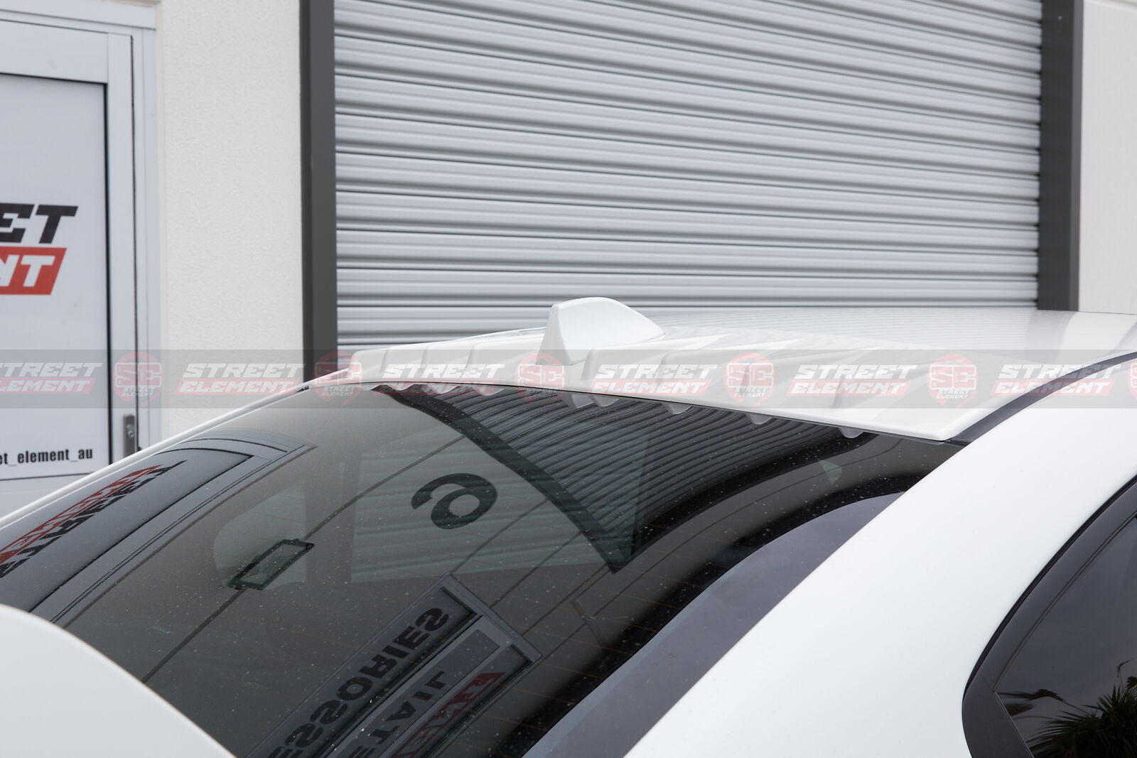 CS Style Vortex Generators/Shark Fin For 2014-2018 Subaru WRX/STI V1 (WHITE K1X)
