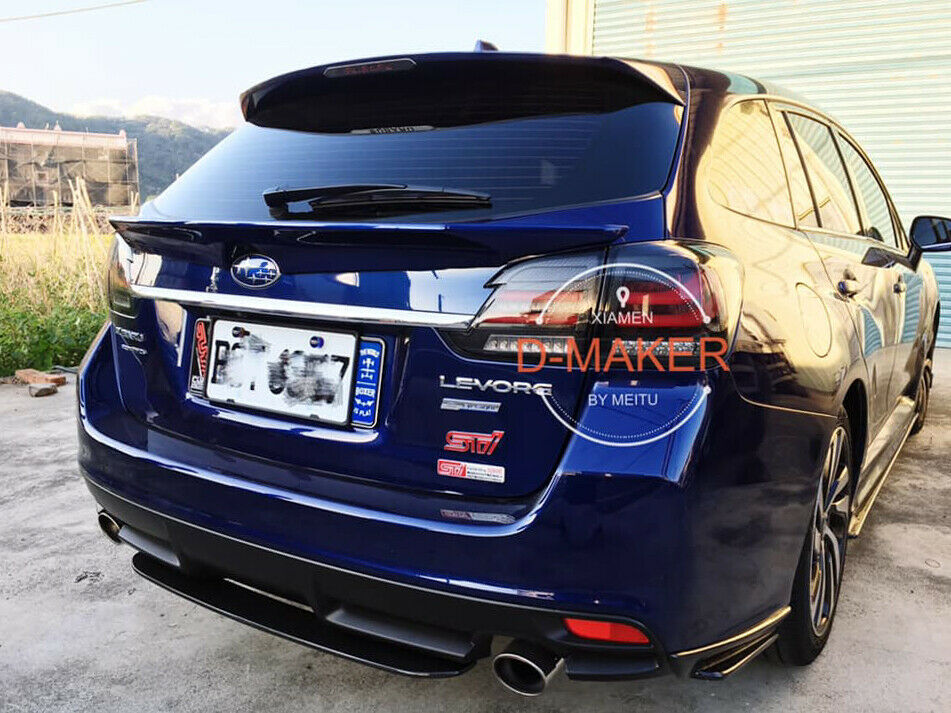 K2 Style Mid Wing/Spoiler For 2016-2020 Subaru Levorg/STI Sport V1 (BLUE K3X)