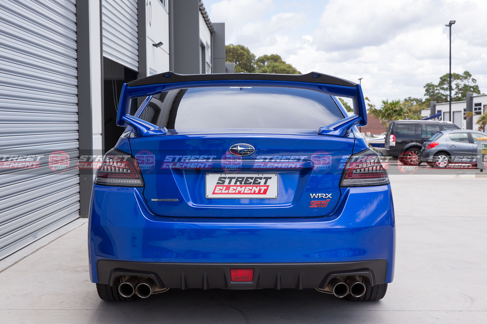 ROWEN Style Extension For 2014-2021 Subaru WRX/STI Wing Spoiler (CARBON FIBRE)