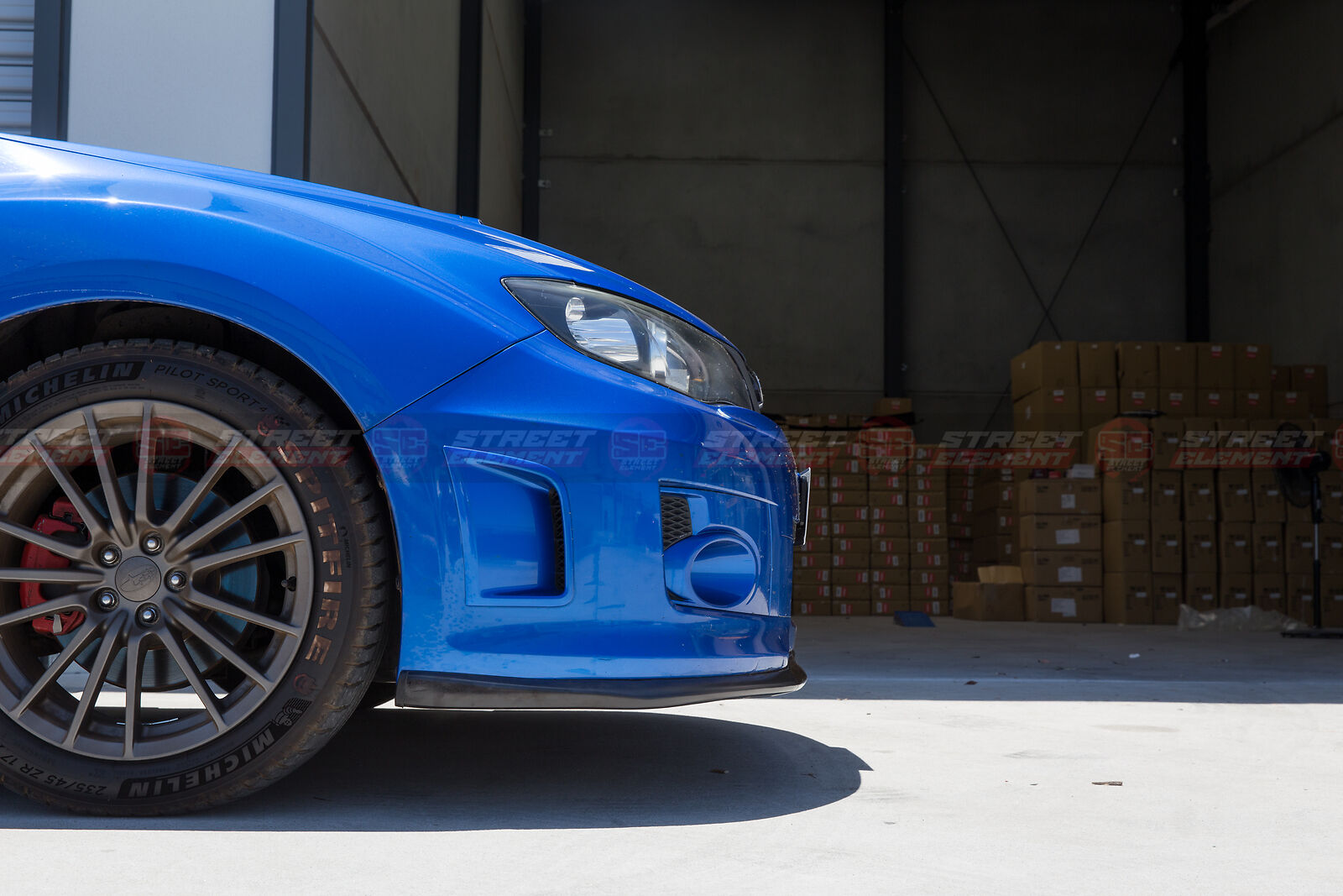 CS Type-1 Style Front Lip For 2011-2013 Subaru Impreza WRX/STI G3 GV (UNPAINTED)