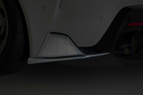 VRS-1 Style Rear Bumper Pods/Spats For 2019-2021 Toyota Supra GR (CARBON FIBRE)