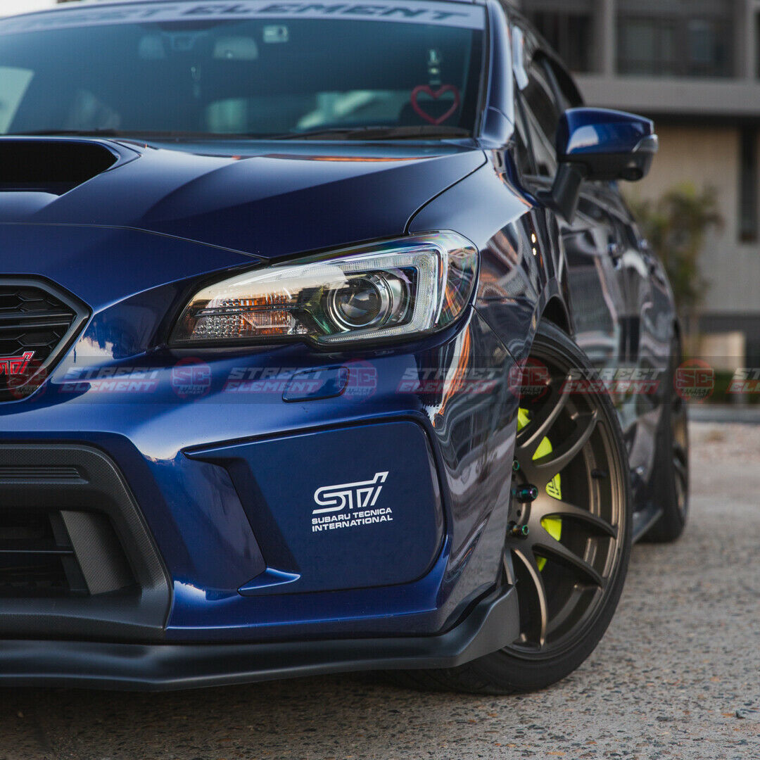 SEV1 Style Foglight Delete W/ Decals For 2018-2021 Subaru WRX/STI V1 (WHITE K1X)