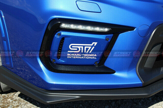 DS Style (DRL) Bezel Covers & Decal For 2018-2019 Subaru WRX/STI V1 (UNPAINTED)