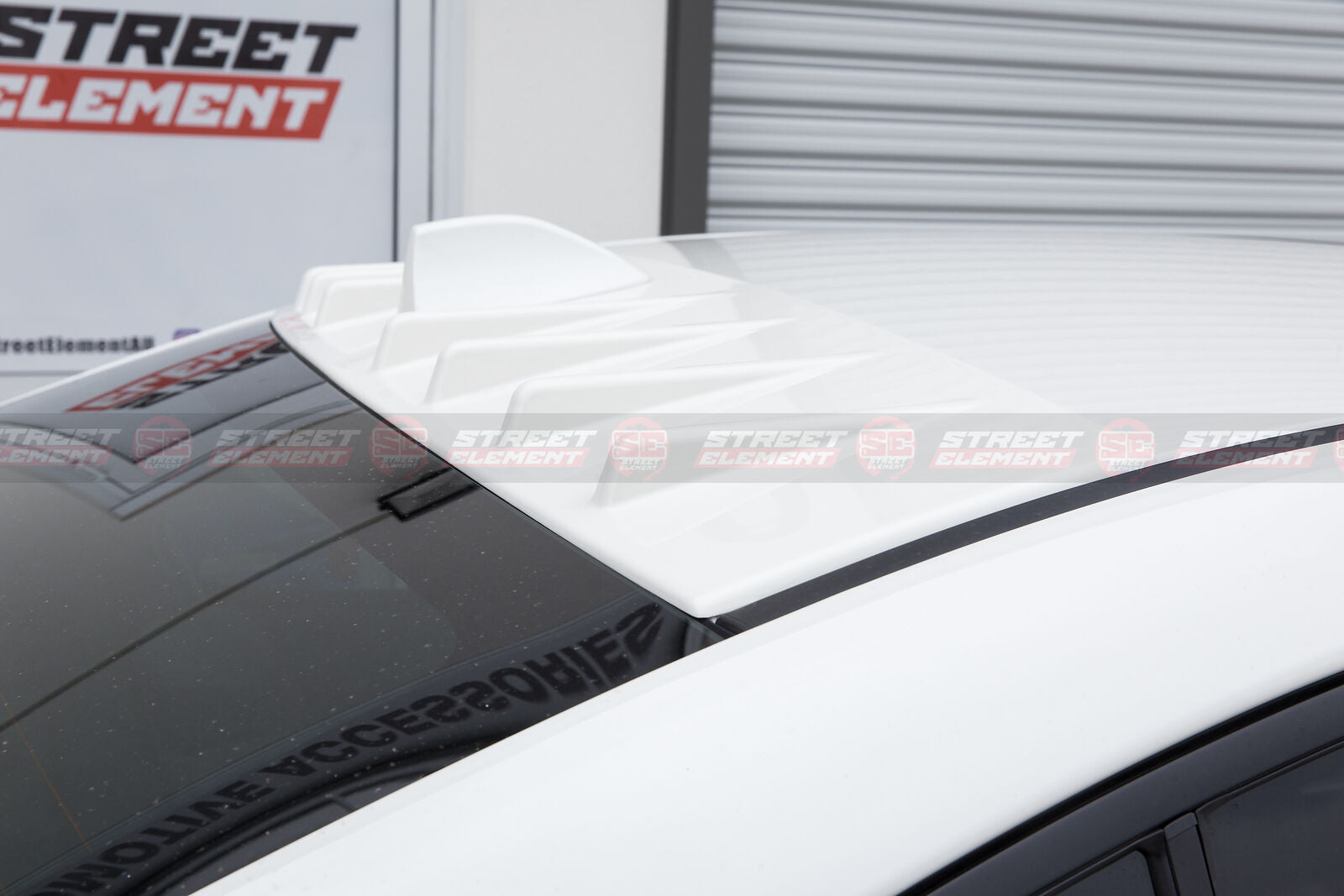 CS Style Vortex Generators/Shark Fin For 2014-2018 Subaru WRX/STI V1 (WHITE K1X)