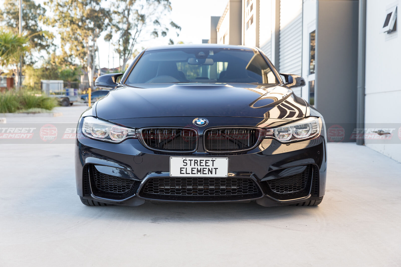 Carbon Fiber Front Grille Replacement For MY14-18 BMW F80 M3 & F82/F83 M4 (CF)
