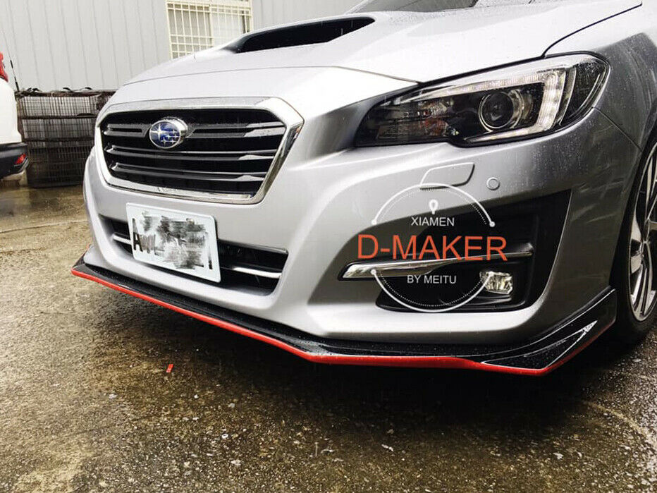 ST Style Front Bumper Lip For 2018-2020 Subaru Levorg/STI Sport V1 (MATTE BLACK)