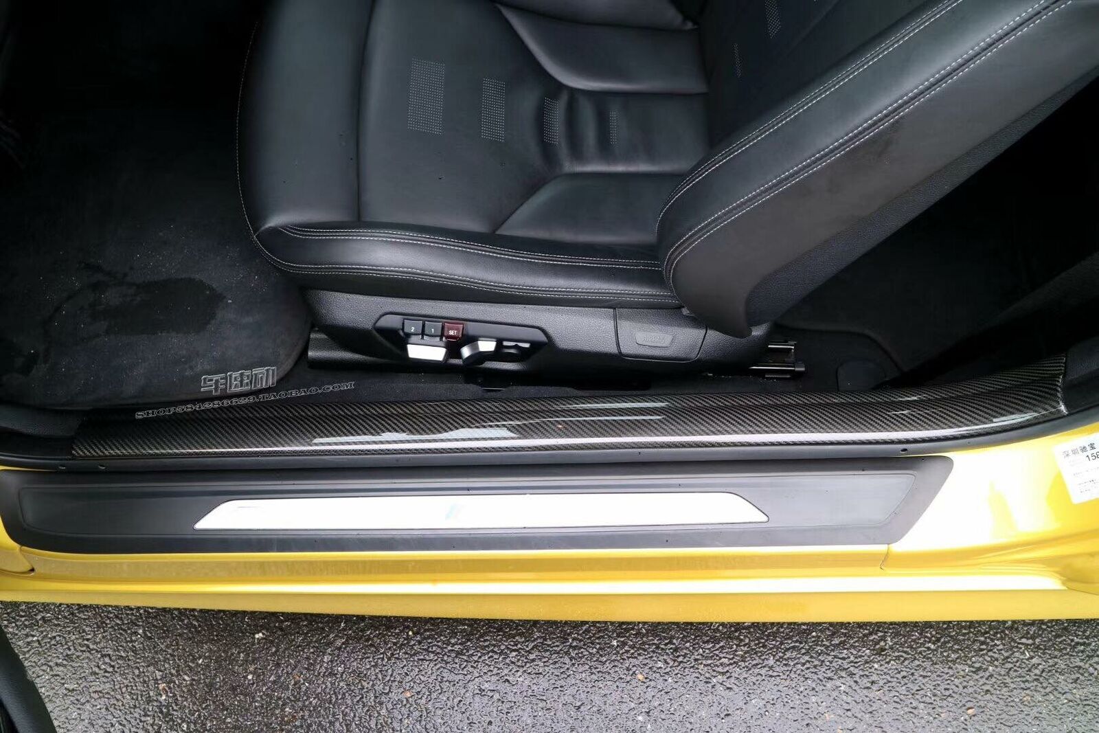 Carbon Fiber Door Trim Panel Cover For MY14-18 BMW F82/F83 M4 Coupe Cabrio NEW