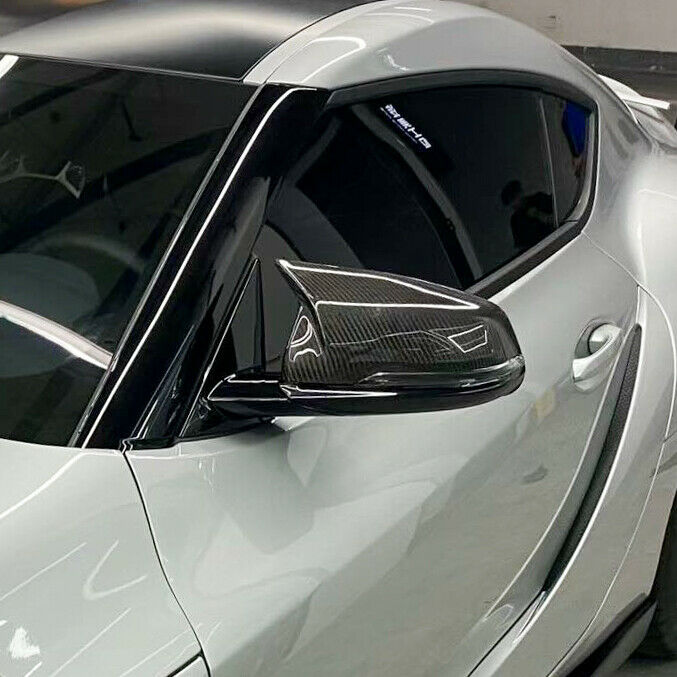 SEM1 Style Mirror Cover Replacement For 2019-2021 Toyota Supra GR (GLOSS BLACK)