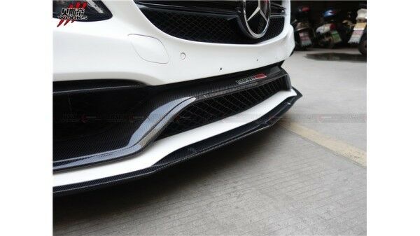 M-Benz W205/C205/C63S Euro-Spec Style Carbon Fibre Front Bumper Trim Replacement