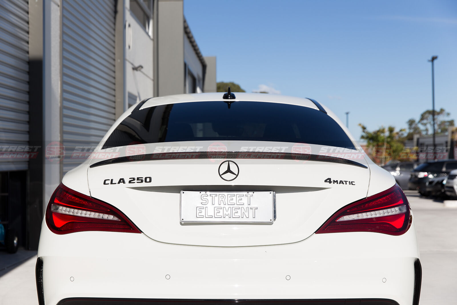 AMG Style Trunk Spoiler For 2013-2018 Mercedes-Benz C117 CLA-Class (PEARL BLACK)