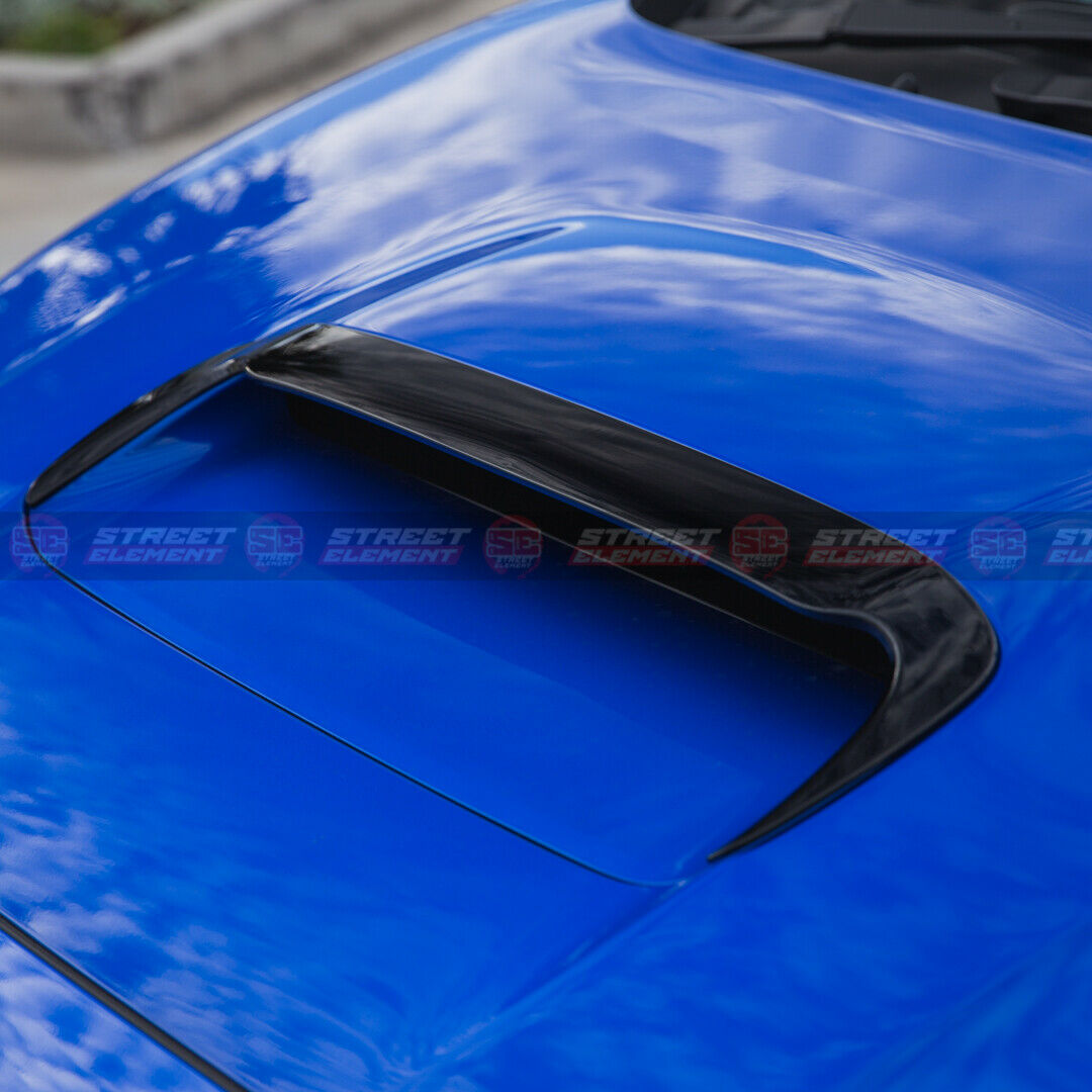 SEV1 Bonnet/Hood Scoop Extension For 2014-2021 Subaru WRX/STI V1 (CARBON FIBRE)