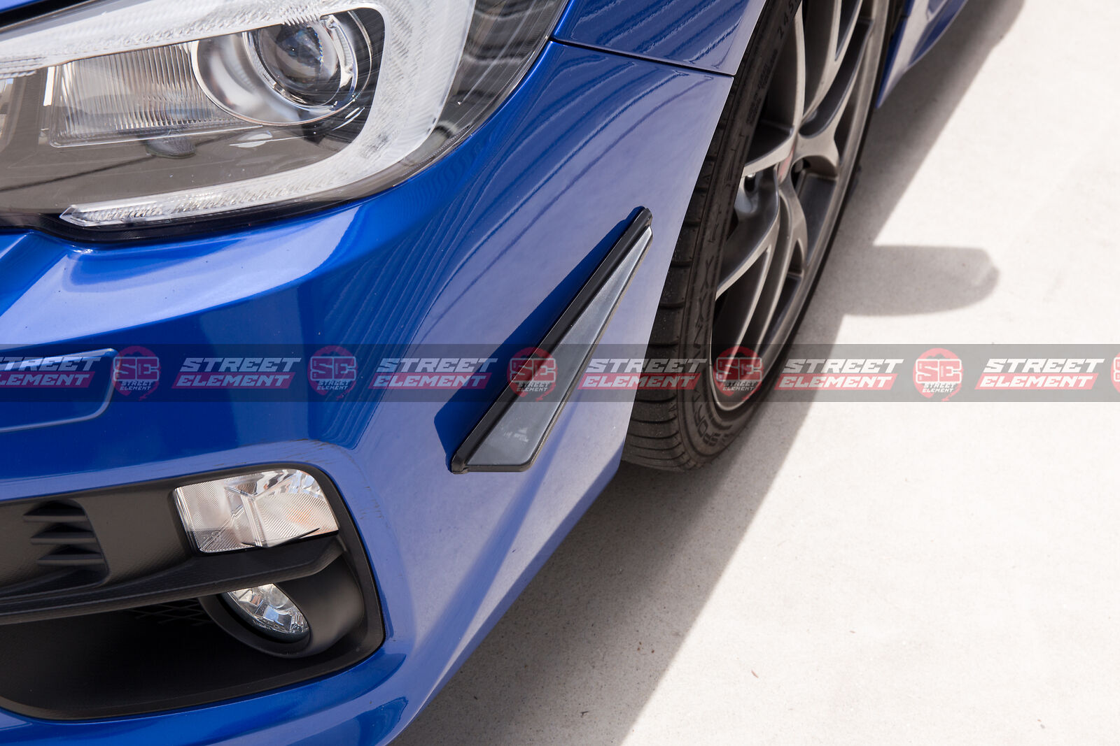 D1 Style Front Canards For 2014-2020 Subaru WRX/STI & Levorg V1 (GLOSS BLACK)