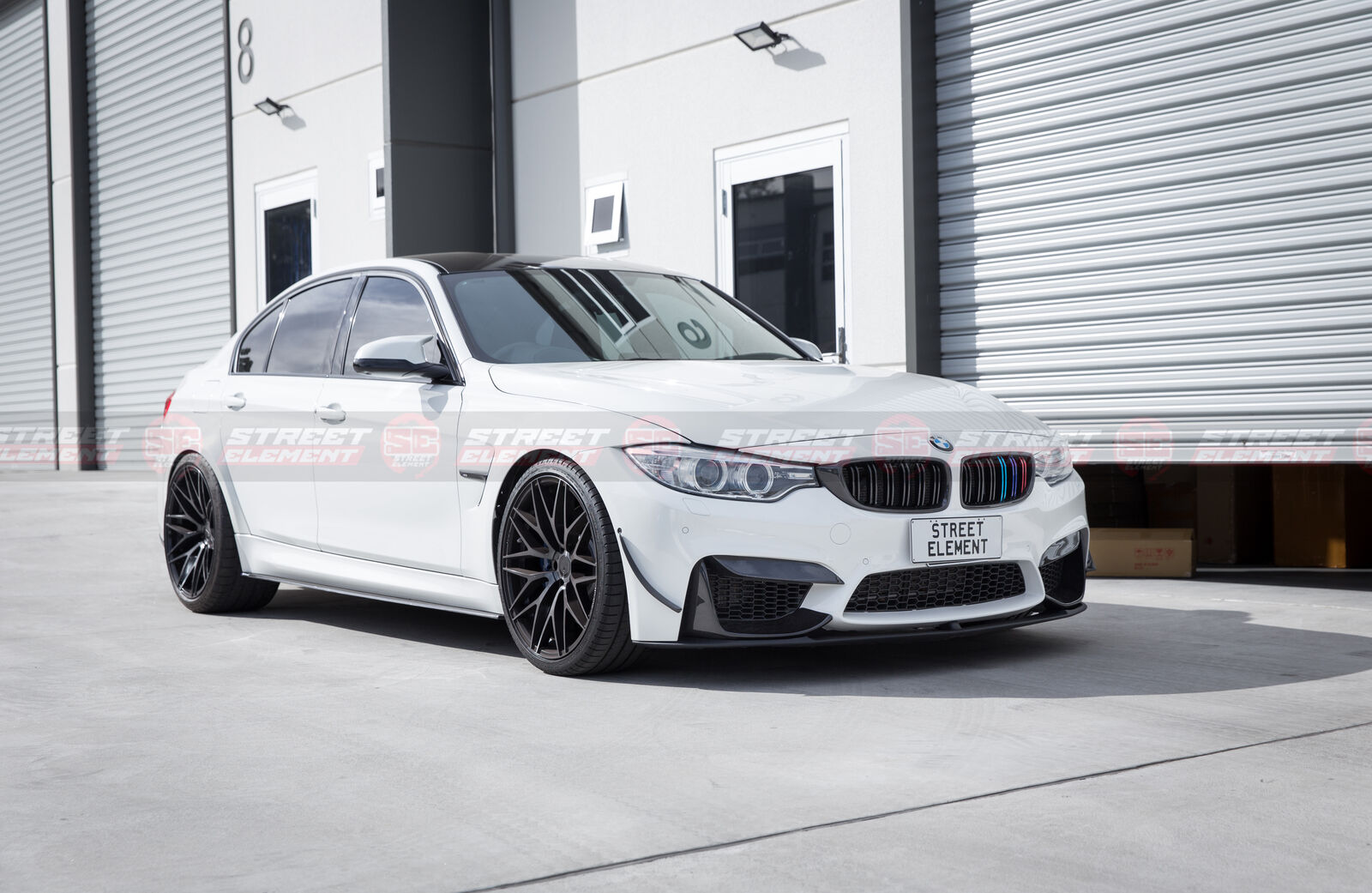 Carbon Front Hyper Canards (Pair) For MY14-18 BMW F80 M3 & F82/F83 M4 (CF)
