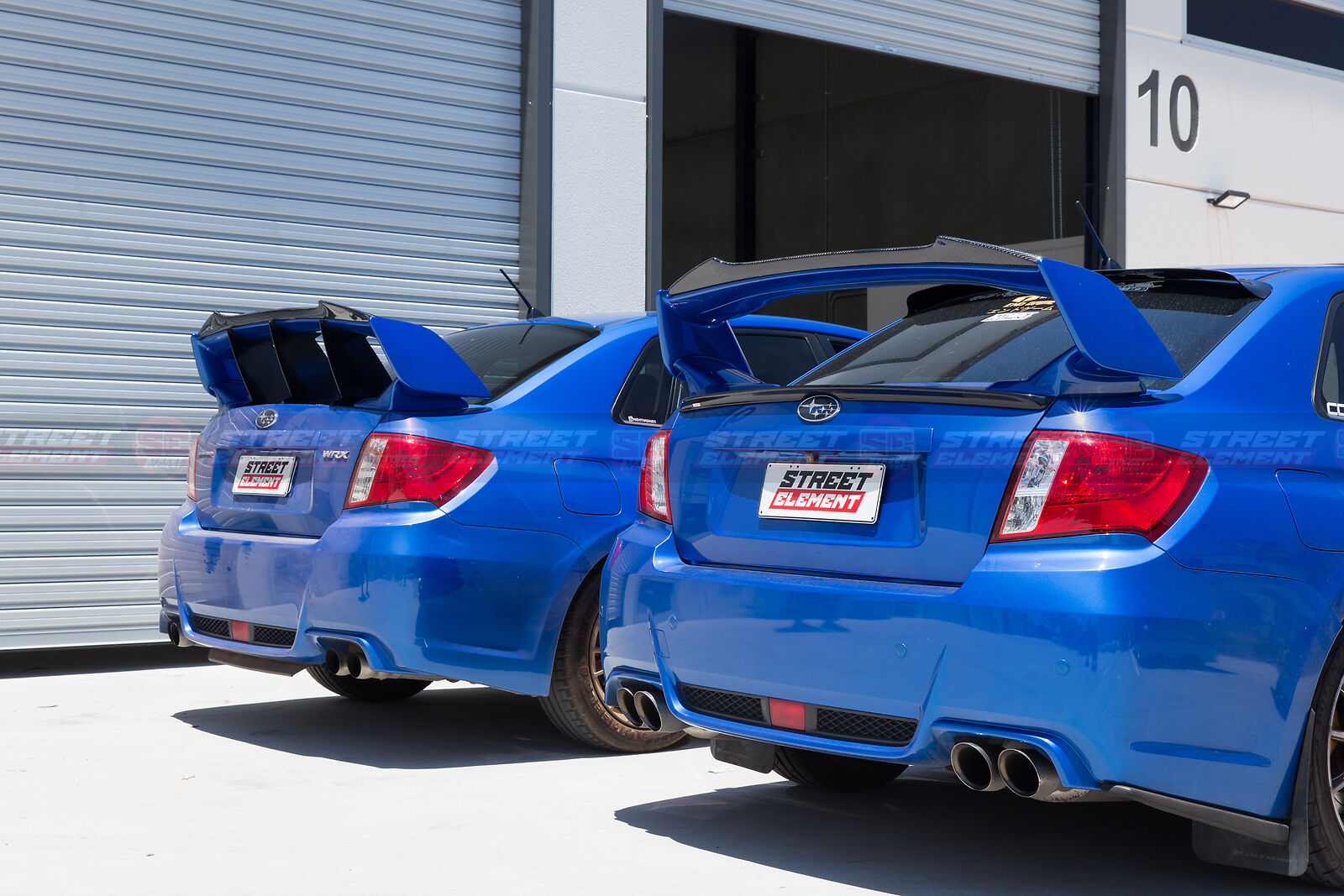 RWN Style Gurney Flap For 2011-2013 Subaru WRX/STI Trunk Spoiler (CARBON FIBRE)