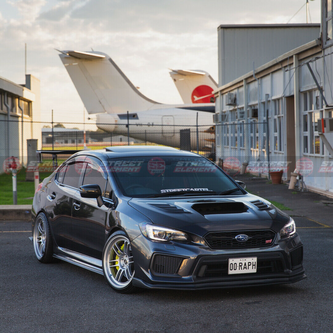 CS Type-1 Style Front Bumper Lip For 2018-2021 Subaru WRX/STI V1 (UNPAINTED)