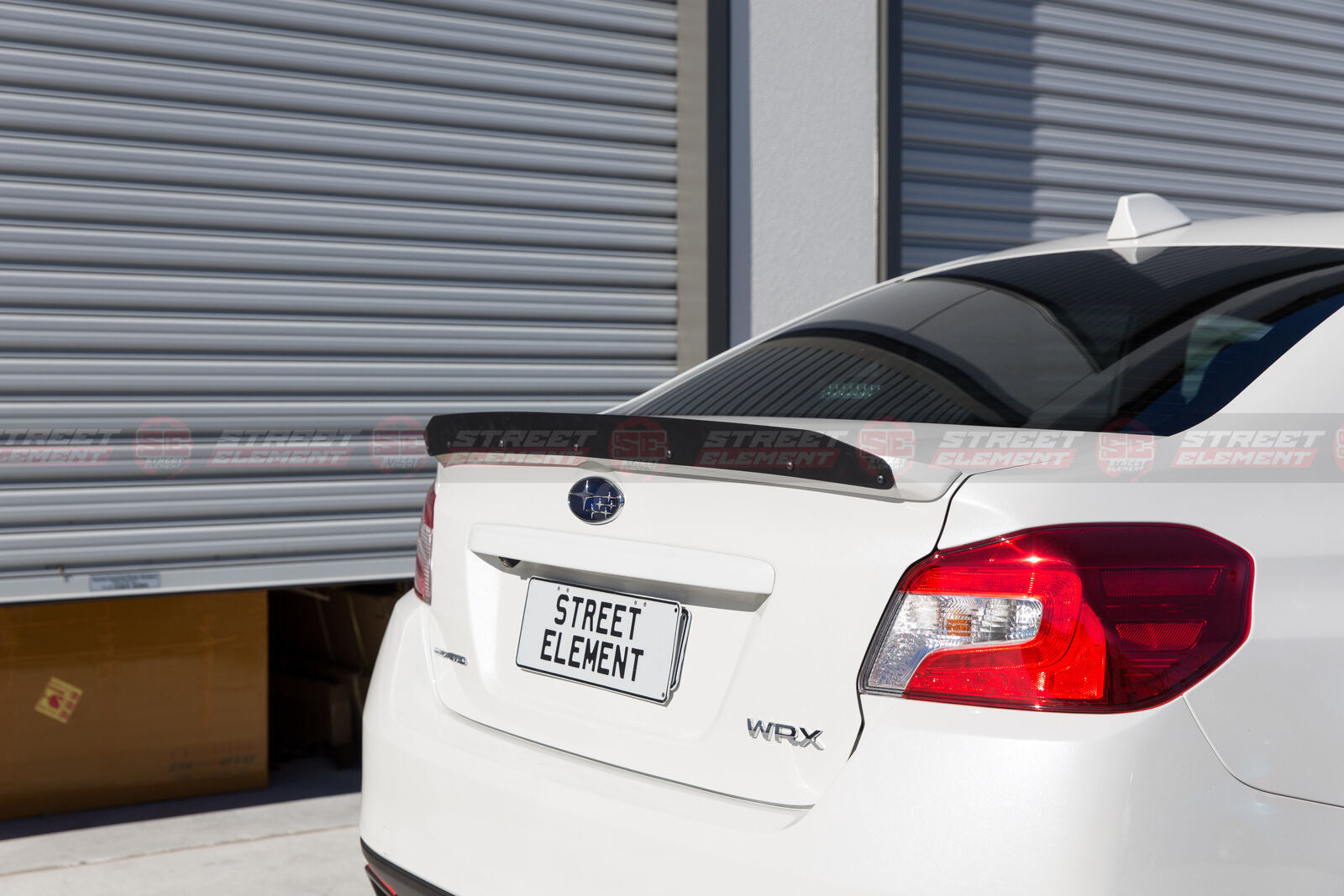 Gurney Flap For MY15-19 Subaru WRX Low-Profile Trunk Lip Spoiler (MATTE BLACK)