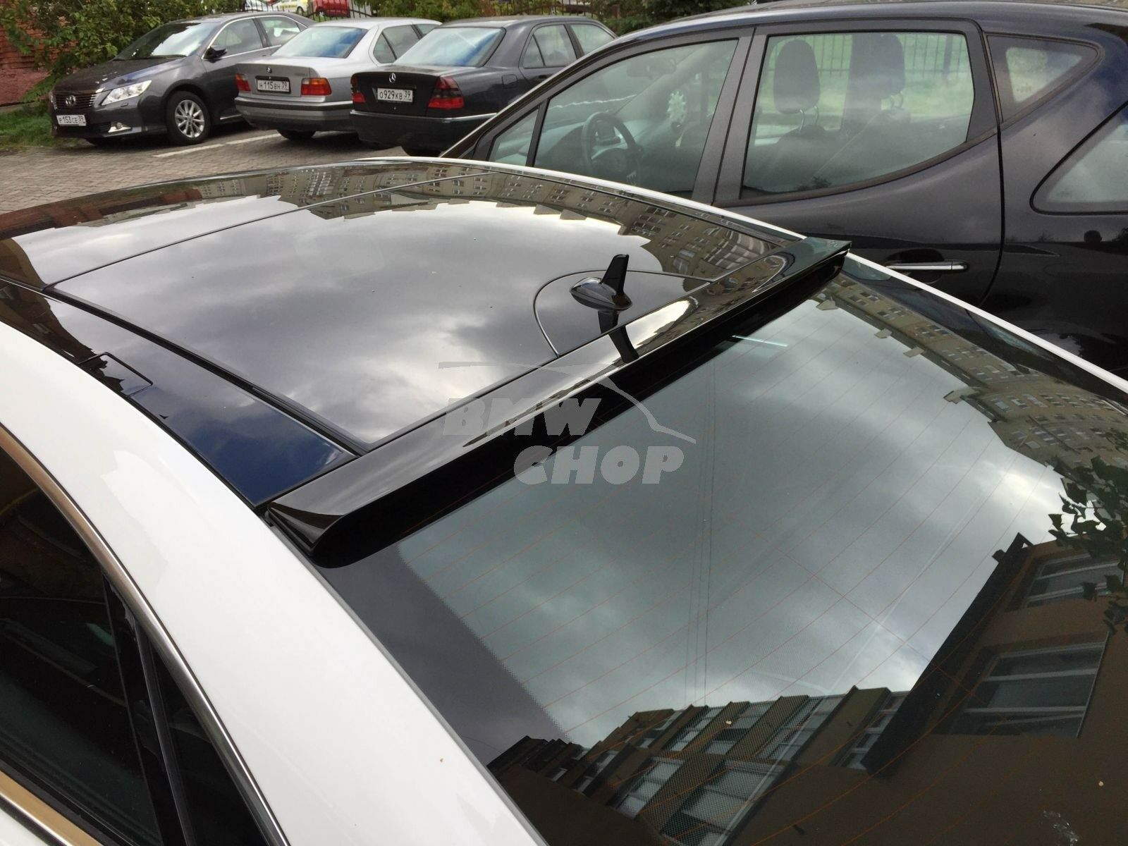 AMG Style Window Spoiler For 2010-2017 Mercedes-Benz C207 E-Class (GLOSS BLACK)