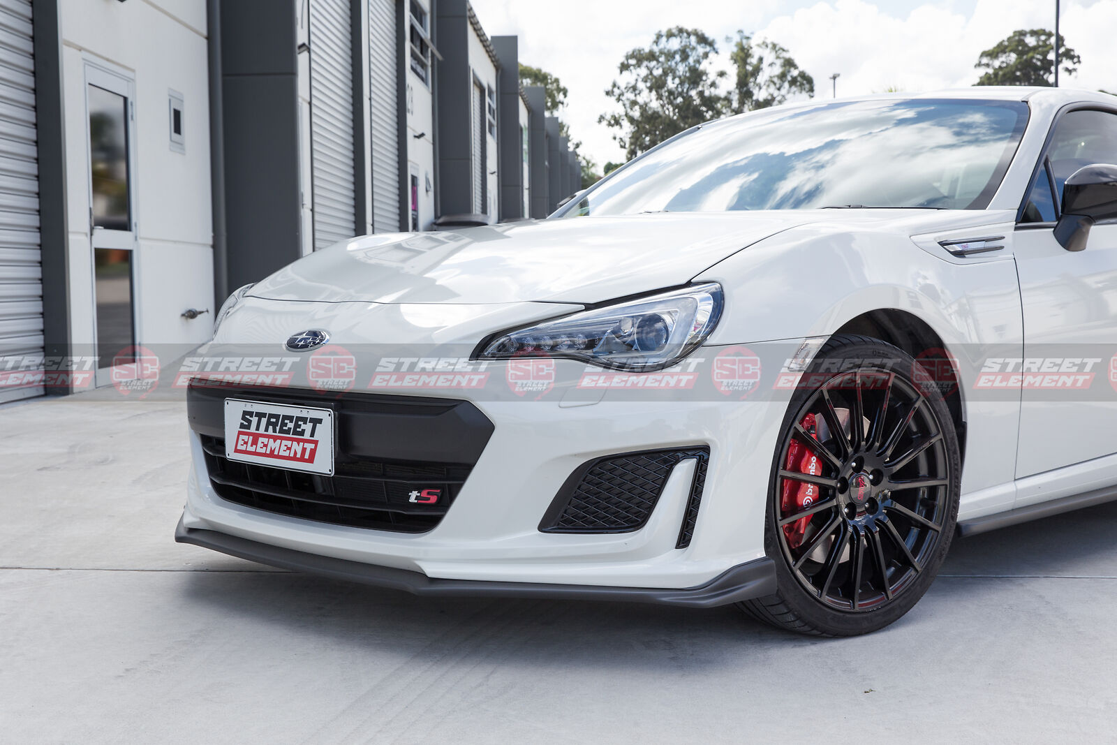 S-T S Pack Style Front Bumper Lip For 2017-2020 Subaru BRZ Kouki (UNPAINTED)