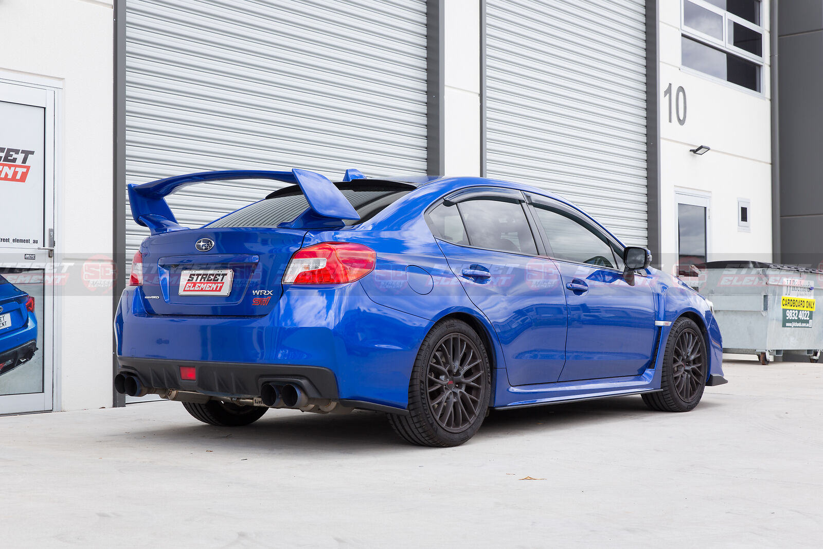 HT Style ABS Side Skirts Extension For MY15-18 Subaru WRX/STI Premium (UNPAINTD)