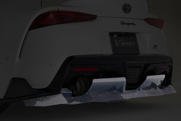 VRS-1 Style Rear Diffuser W/ Fins For 2019-2021 Toyota Supra GR (FORGED CARBON)