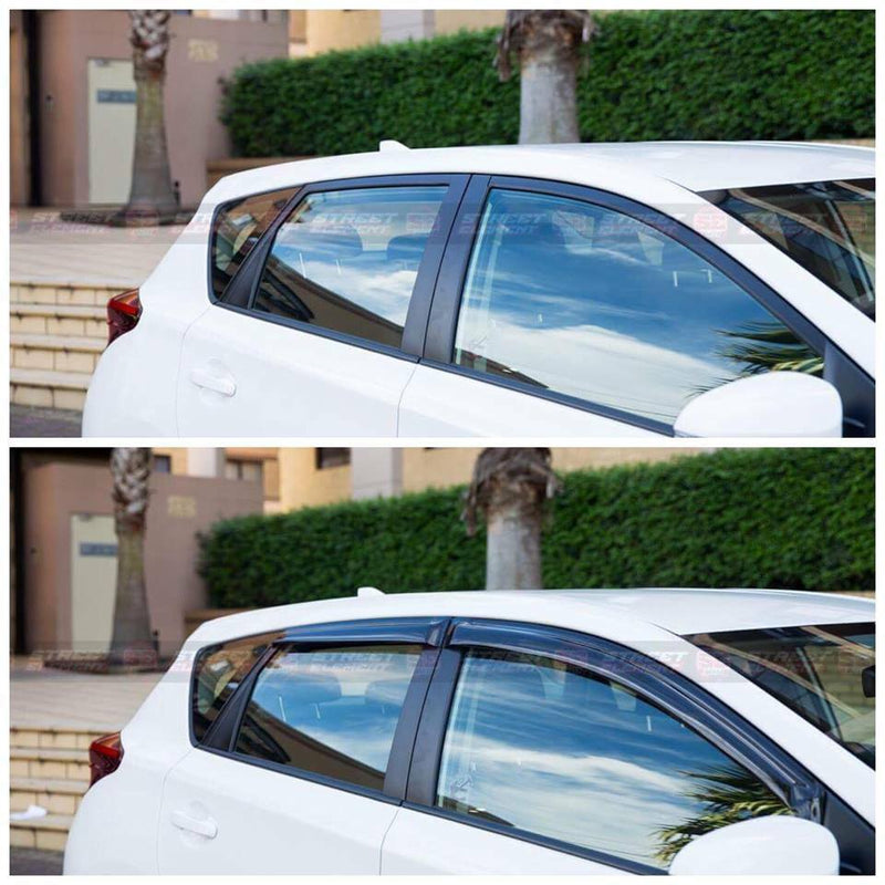 For Toyota Corolla Hatch 2012-2017 Slimline Window Visors/Weathershields (4PCS)