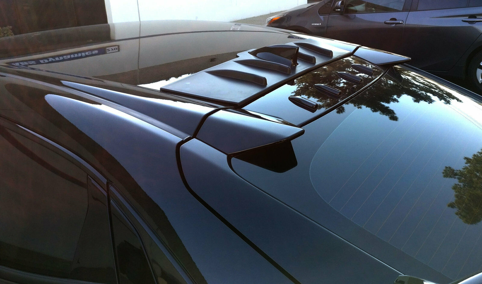 Vortex Generators/Shark Fins For 2016-2020 Honda Civic 10TH HATCH (UNPAINTED)