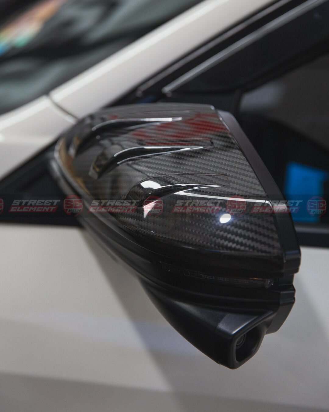 MN Style Mirror Covers For 2016-2020 Honda Civic 10TH Sedan/Hatch (DRY CARBON)