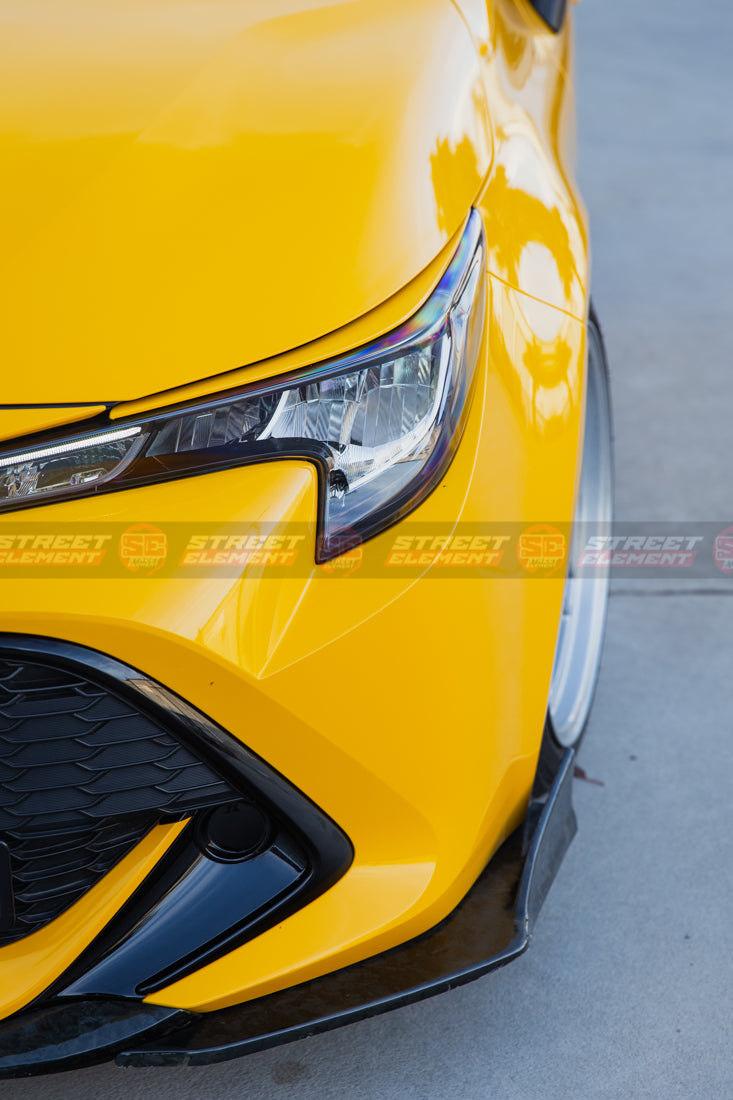 STREET ELEMENT V1 Style Headlight Covers/Eyelids For 2018+ Toyota Corolla E210 / GR GTS [Paint Matched]