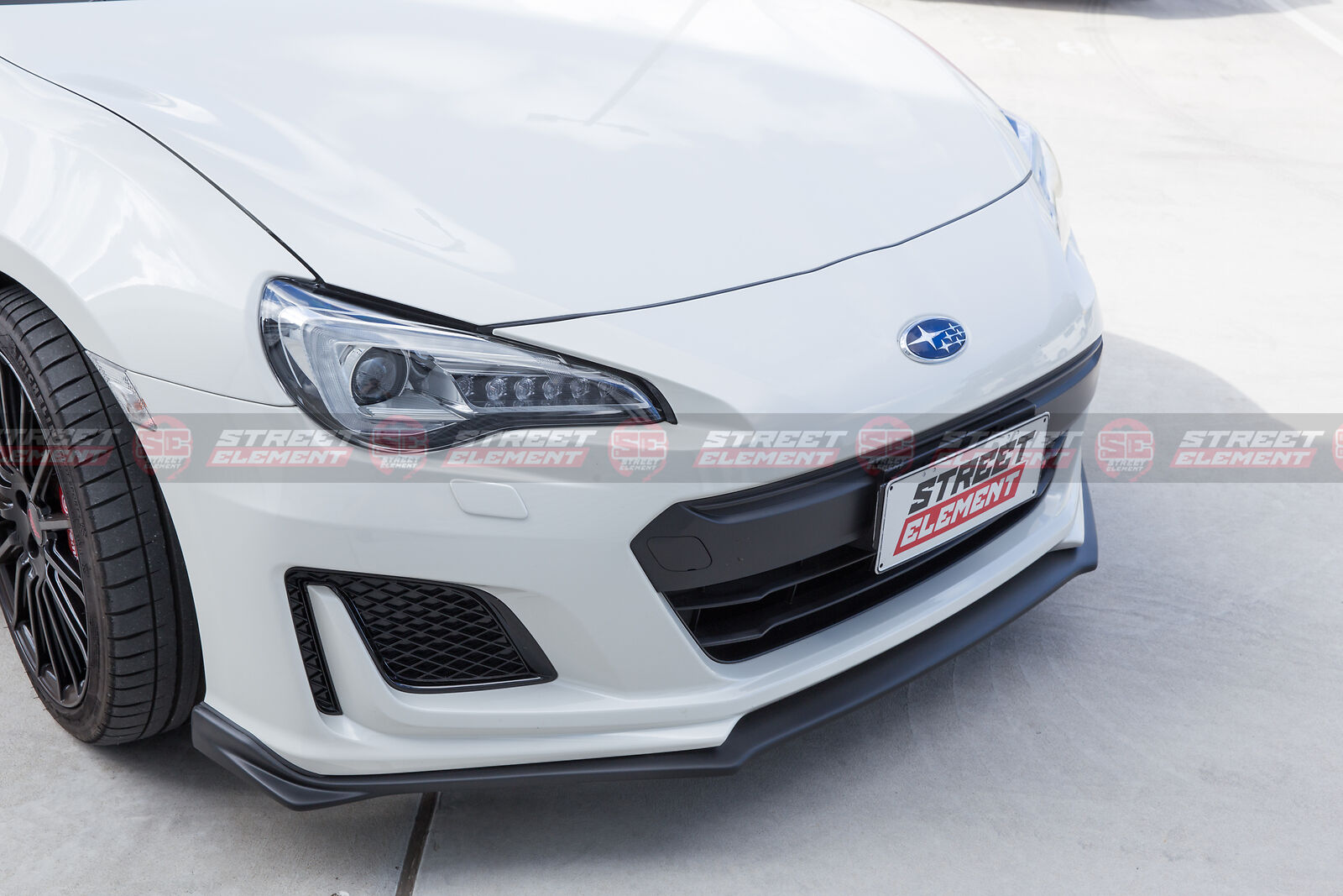 STI S PACK Style PU Front Bumper Lip For MY17-20 Subaru BRZ Late