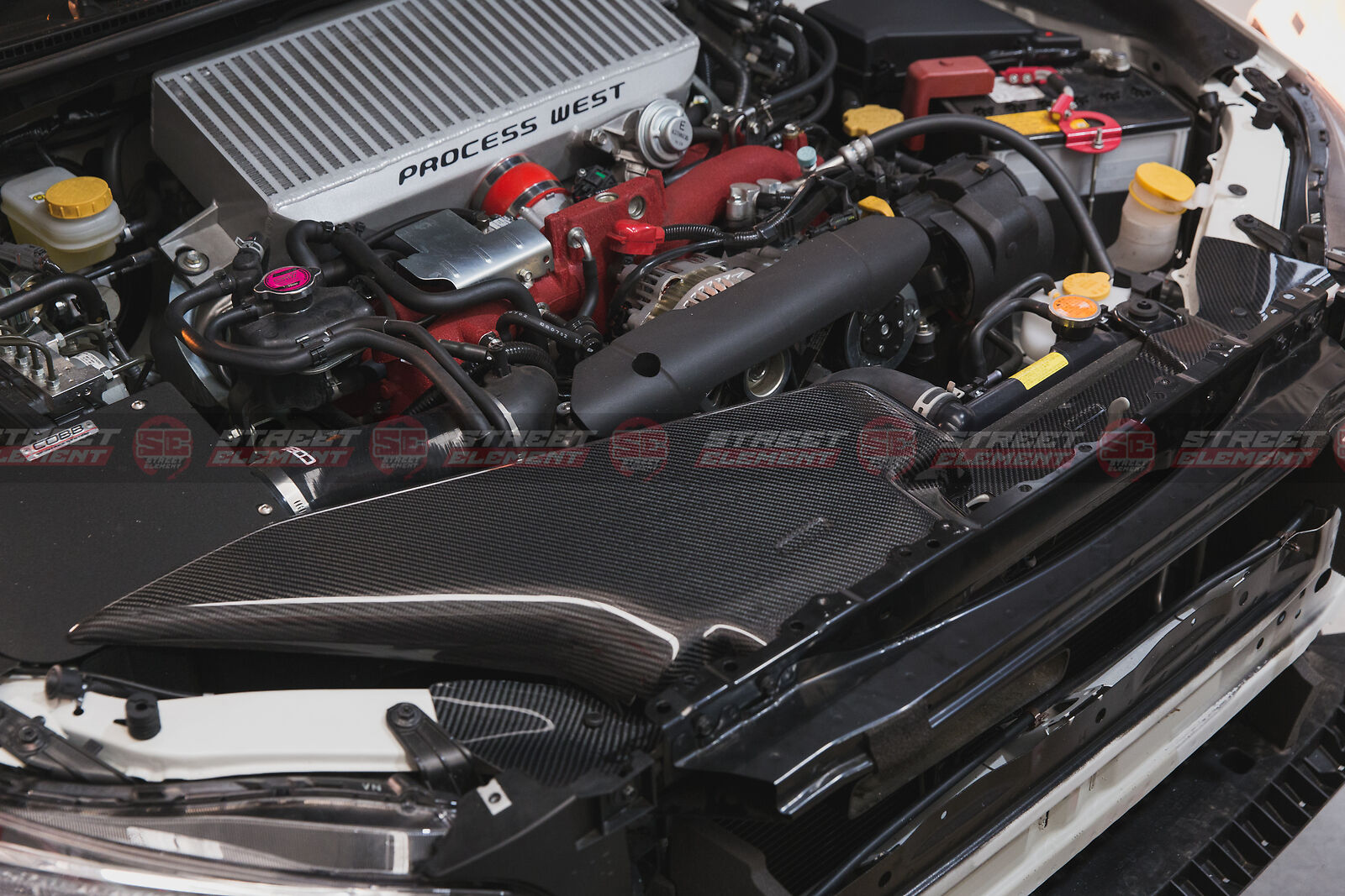 Carbon Fibre Air Intake System & Diversion Plate For MY15-20 Subaru WRX/STI VA