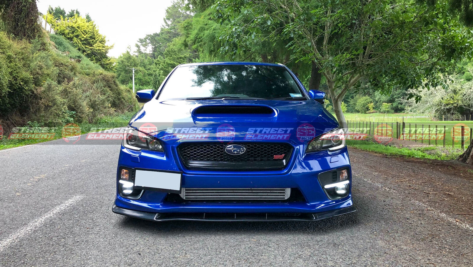 MPX Style PU Plastic Front Bumper Lip For MY15-20 Subaru WRX/STI