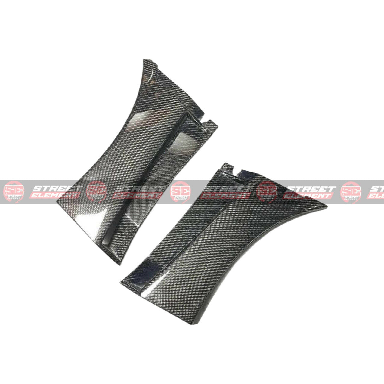 Carbon Fibre Side Fender Trim Replacement For MY15 -20 Subaru WRX/STI Premium NEW