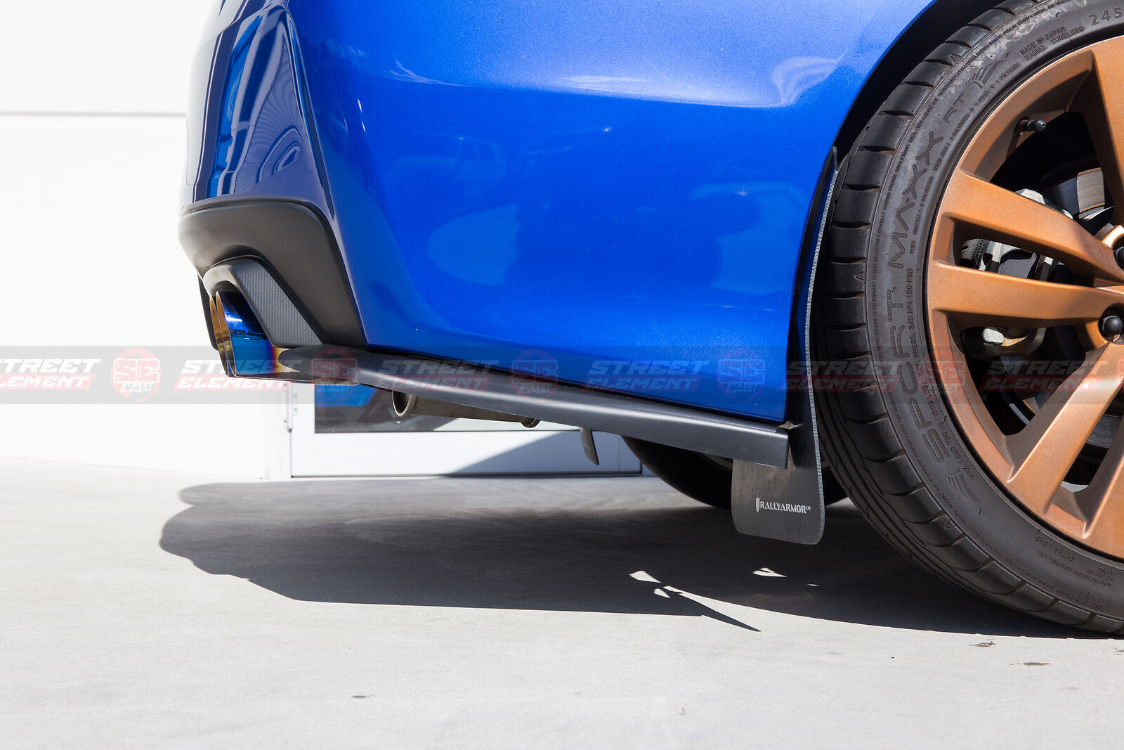 HT Style PU Rear Bumper Pods For MY15-18 Subaru WRX/STI Premium