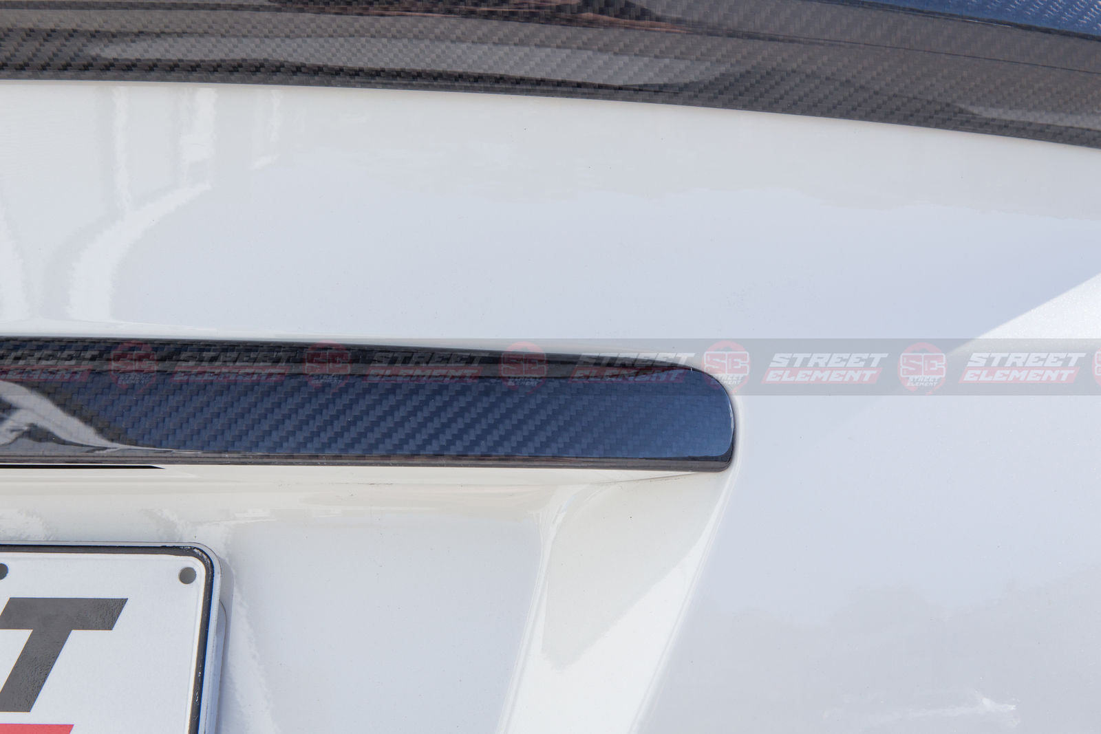 Dry Carbon Fiber Rear Trunk Trim Cover For MY15-19 Subaru WRX Premium / STI (CF)