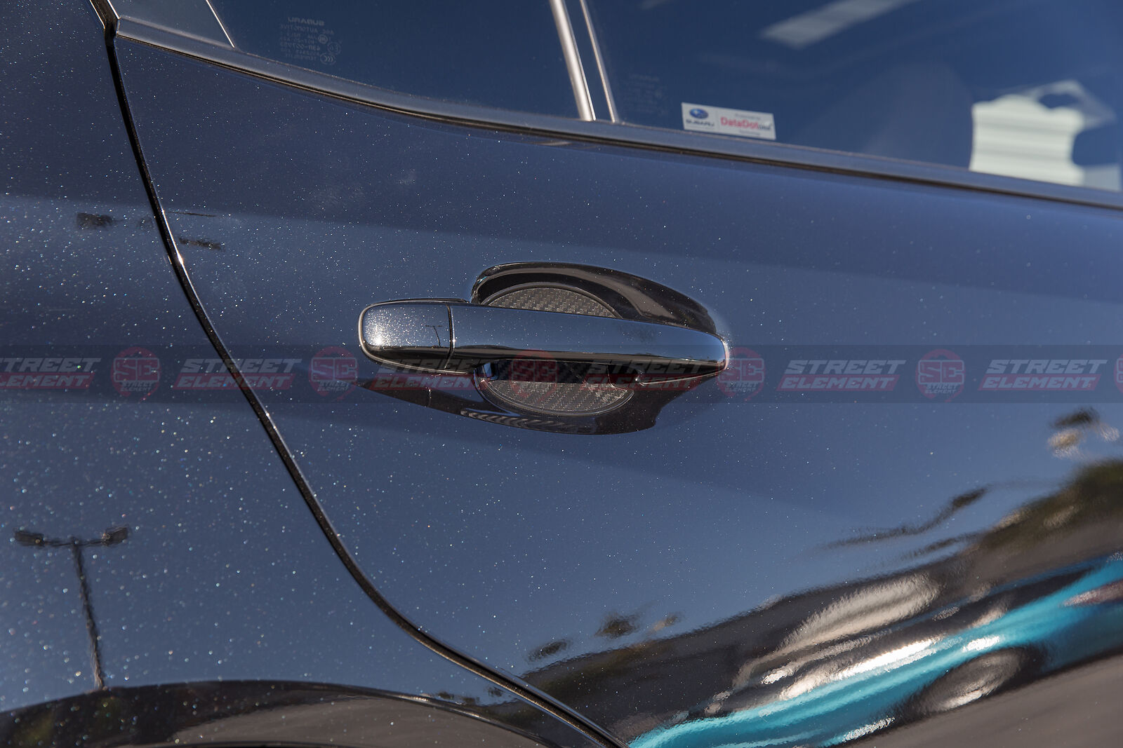 Dry Carbon Fiber Door Handle Covers (8PCS) For MY15-20 Subaru WRX Premium / STI